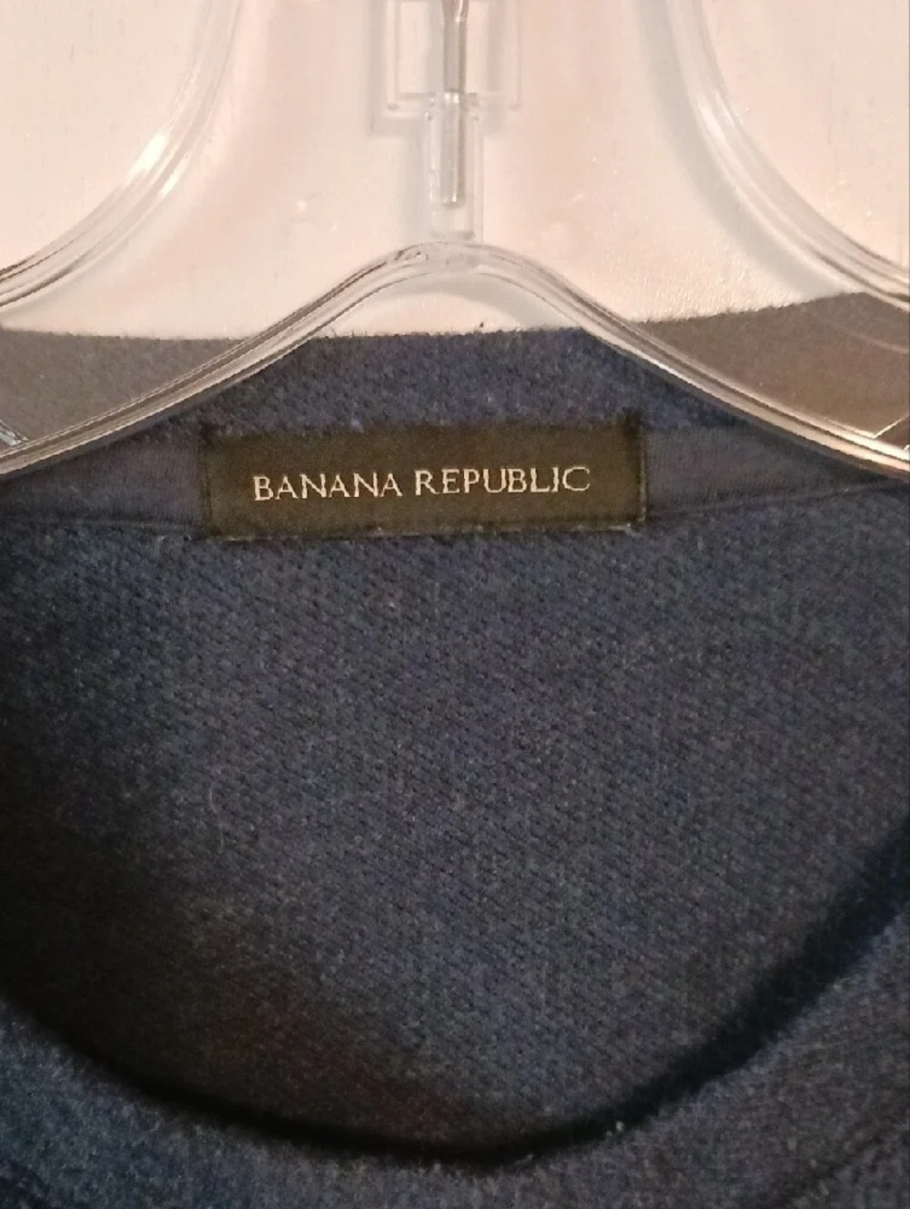Banana Republic Men's Navy Crewneck Sweater
